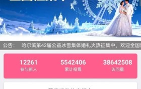 尔滨今冬首波宠粉上线！北纬45度的冰雪集体婚礼浪漫已锁定